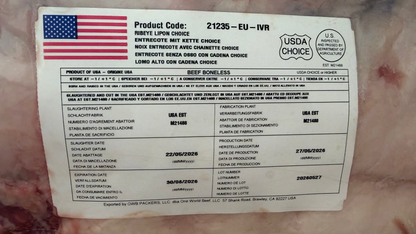USDA Grain Fed Ribeye (Chilled)